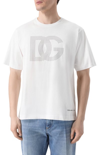 Хлопковая футболка DOLCE & GABBANA, арт. G8PN9T/G7040, фото 3