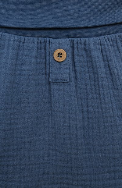 Хлопковые шорты SANETTA синего цвета по цене 4310 руб., арт. 11368, фото 3 Хлопковые шорты SANETTA, арт. 11368, фото 3