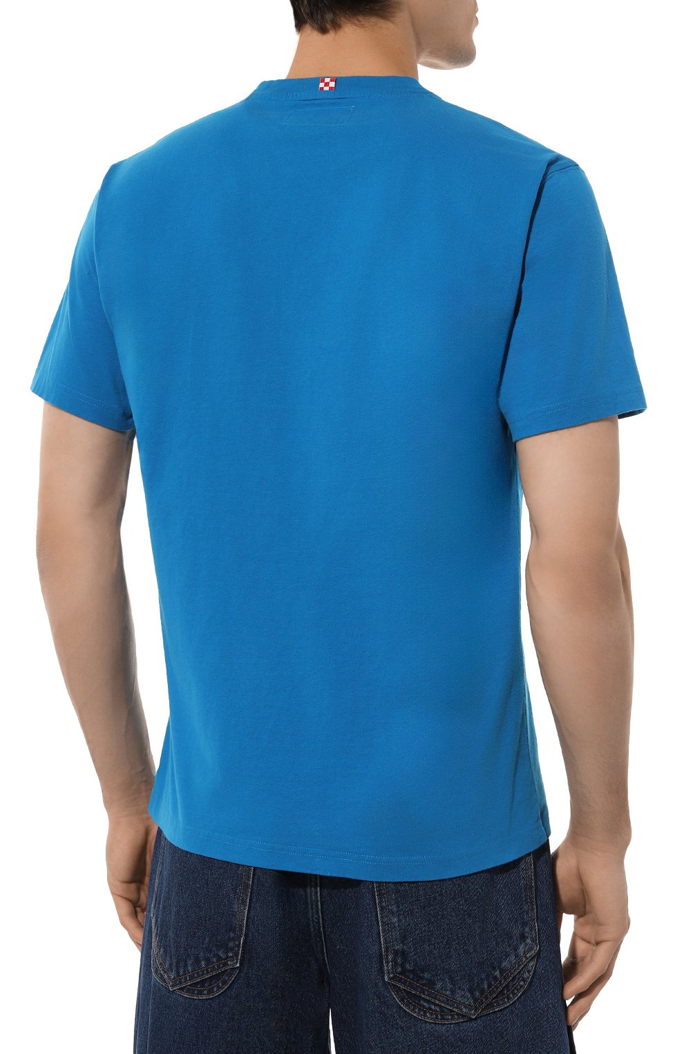 Хлопковая футболка MC2 SAINT BARTH синего цвета по цене 9550 руб., арт. STBM ARN0TT/ARN0001/MAYP57, фото 4 Хлопковая футболка MC2 SAINT BARTH, арт. STBM ARN0TT/ARN0001/MAYP57, фото 4