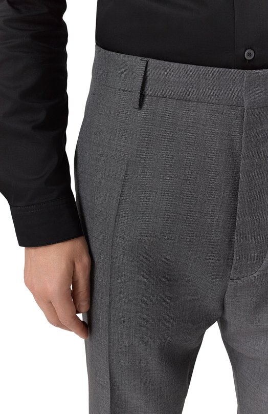 Шерстяные брюки Dsquared2 S74KB1061/D35243 Серый  S74KB1061/D35243 Фото 5