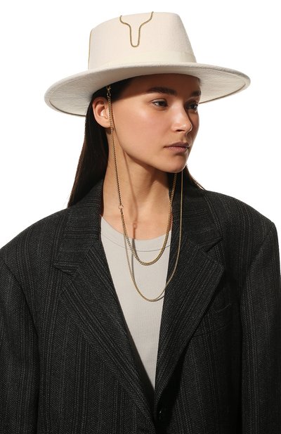Фетровая шляпа drop chains COCOSHNICK HEADDRESS, арт. dropchainssample, фото 2