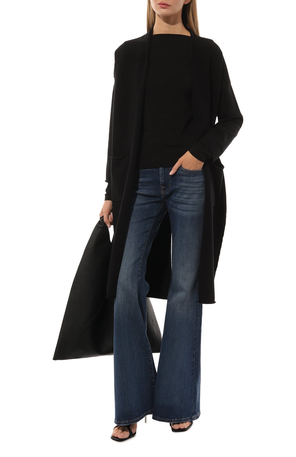 Топ из вискозы TRUSSARDI черного цвета по цене 14000 руб., арт. 56C00617-1T006180, фото 2 Топ из вискозы TRUSSARDI, арт. 56C00617-1T006180, фото 2