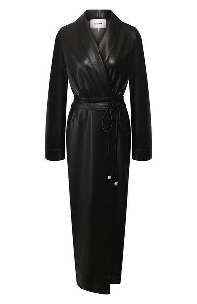 Женское платье NANUSHKA, арт. EMERY_BLACK_VEGAN LEATHER