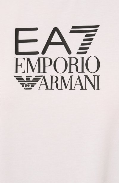 Футболка EA7 белого цвета по цене 6995 руб., арт. 6DTT10/TJVLZ, фото 5 Футболка EA7, арт. 6DTT10/TJVLZ, фото 5