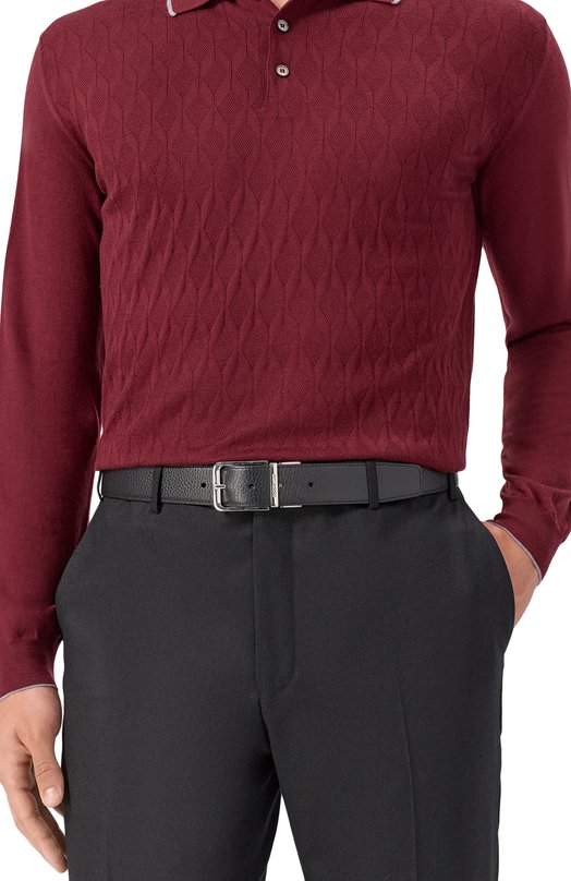 Двусторонний ремень Corneliani 26V305-2620849 Чёрный  26V305-2620849 Фото 2