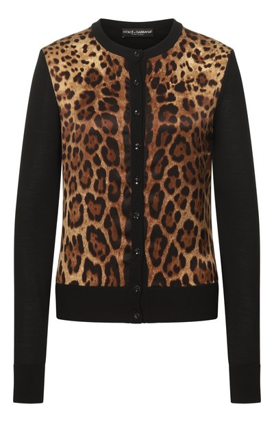 Женский комбинированный кардиган DOLCE & GABBANA, арт. FXV09T/JGMGS