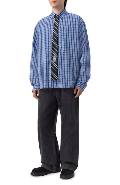 Хлопковая рубашка VETEMENTS, арт. ME76SH035N/26124 P0PLIN, фото 2