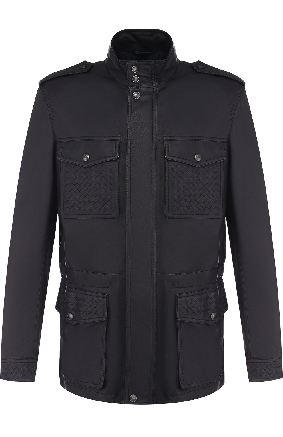 Кожаный френч на молнии с воротником-стойкой BOTTEGA VENETA, арт. 513660/VEPK0, фото 1