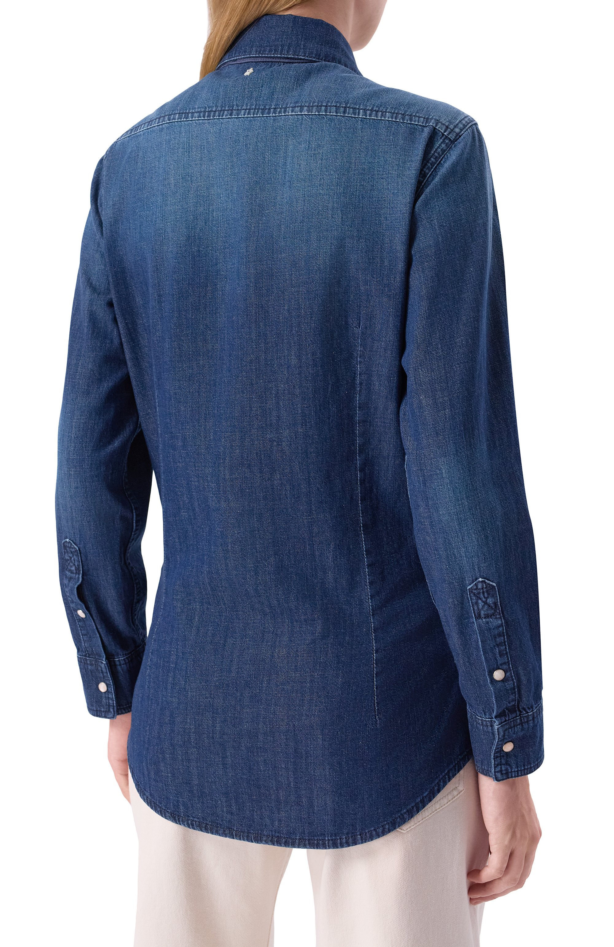 Джинсовая рубашка LORENA ANTONIAZZI, арт. P2552CA06A/9955, фото 4