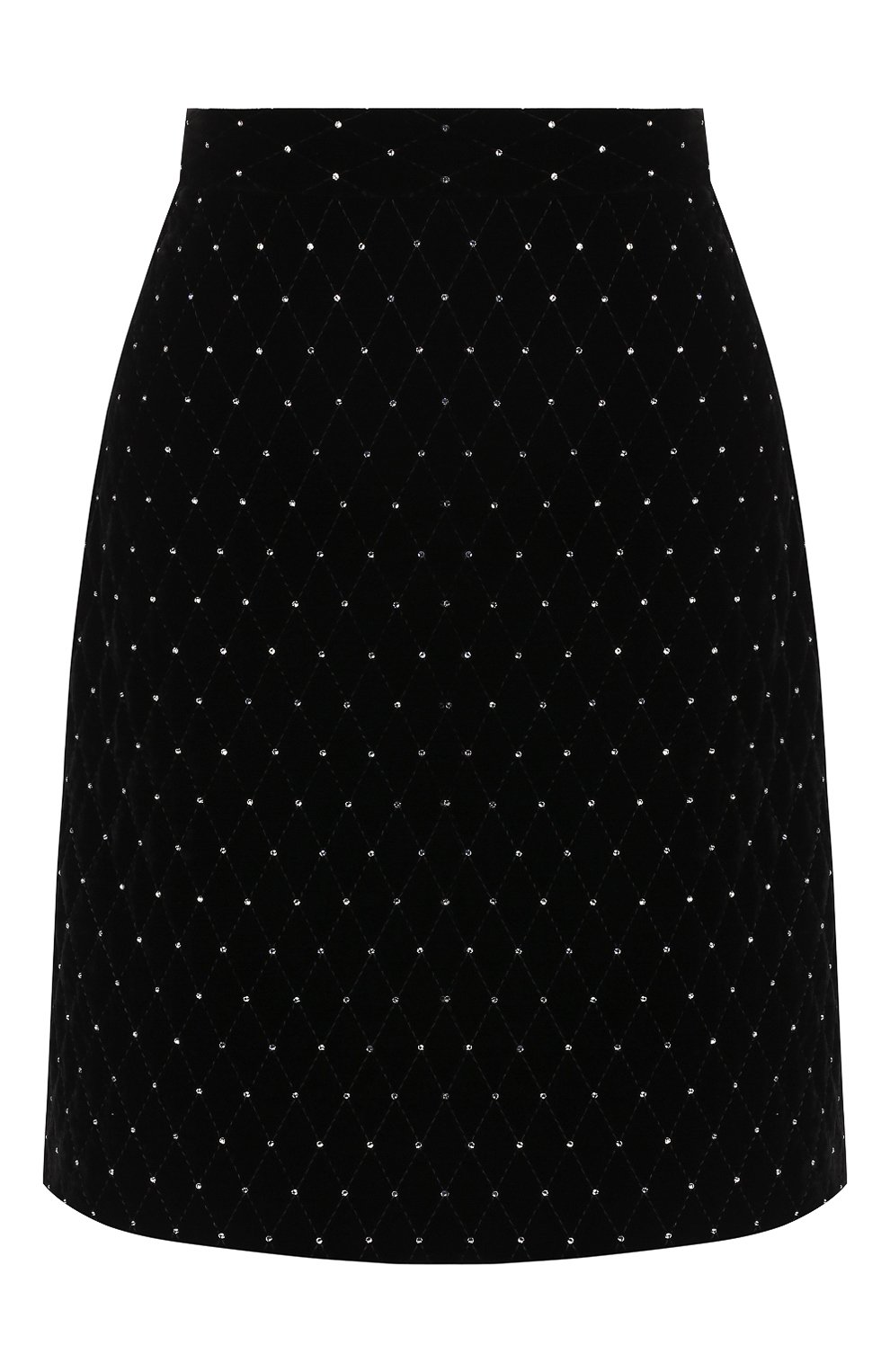 Бархатная юбка-миди с декоративной отделкой GUCCI, арт. 543479/ZLE93, фото 1