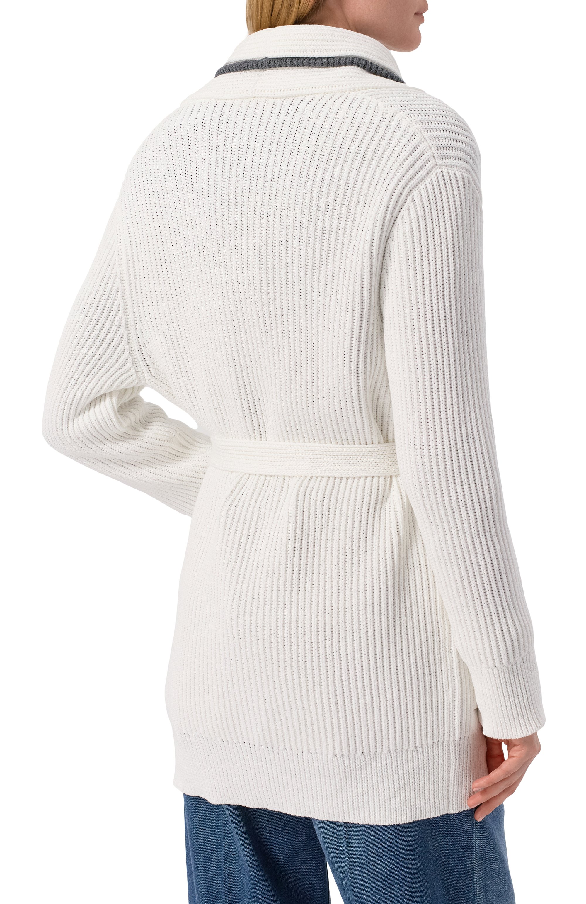 Хлопковый кардиган BRUNELLO CUCINELLI, арт. MSB581306, фото 4