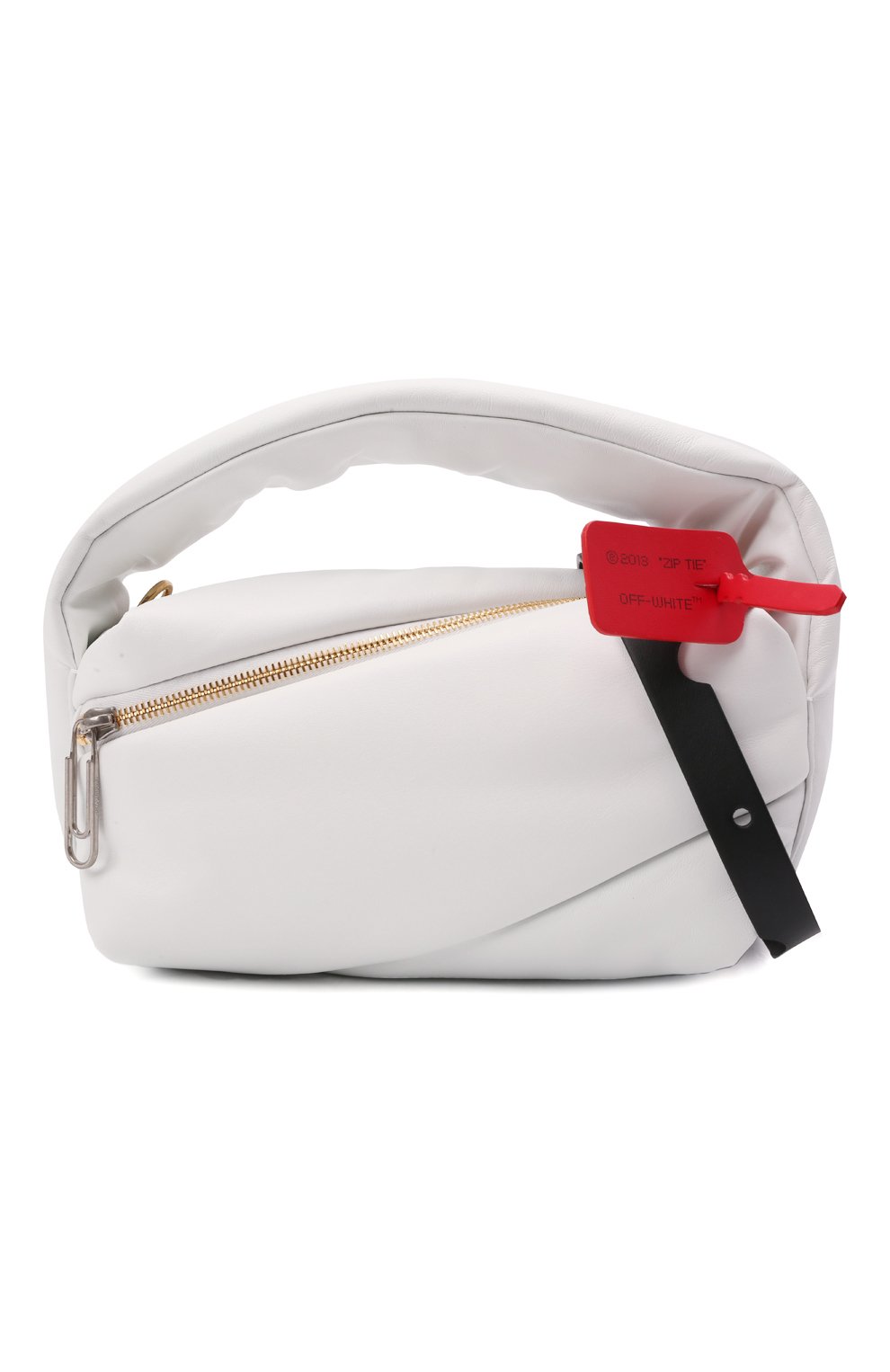 Сумка pump pouch OFF-WHITE белого цвета по цене 139500 руб., арт. 0WNP007F21LEA001, фото 6 Сумка pump pouch OFF-WHITE, арт. 0WNP007F21LEA001, фото 6