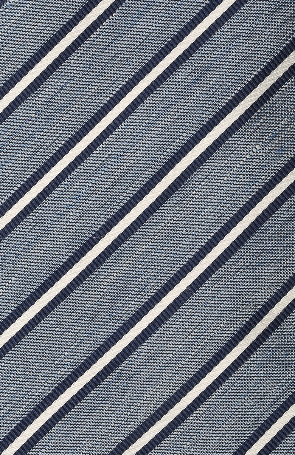 Галстук из шелка и льна BRIONI серо-голубого цвета по цене 25950 руб., арт. 062I00/P041B, фото 3 Галстук из шелка и льна BRIONI, арт. 062I00/P041B, фото 3