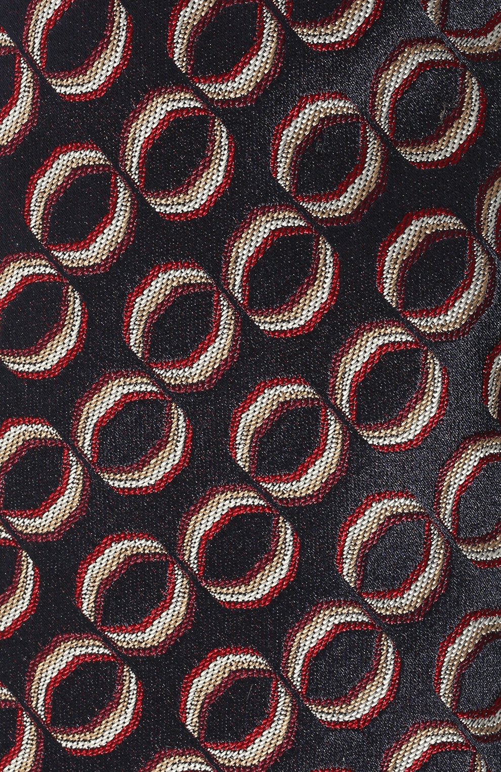 Шелковый галстук PRADA темно-синего цвета по цене 27500 руб., арт. UCR77-10I4-F0008-141, фото 4 Шелковый галстук PRADA, арт. UCR77-10I4-F0008-141, фото 4