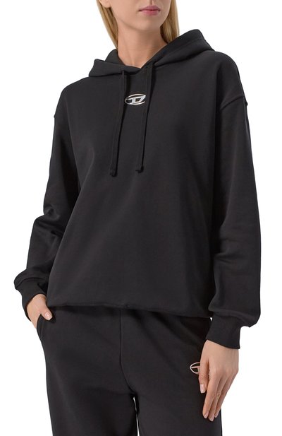 Хлопковое худи DIESEL, арт. A19448/0BMBJ, фото 3