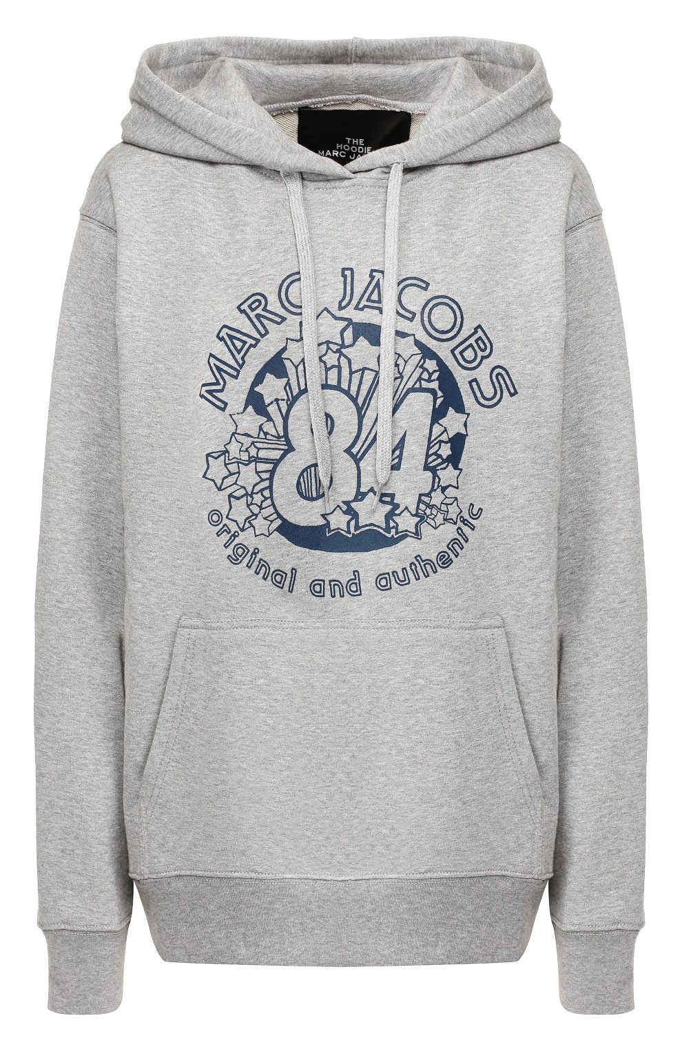 Хлопковое худи MARC JACOBS (THE) светло-серого цвета по цене 18900 руб., арт. M4008404, фото 1 Хлопковое худи MARC JACOBS (THE), арт. M4008404, фото 1