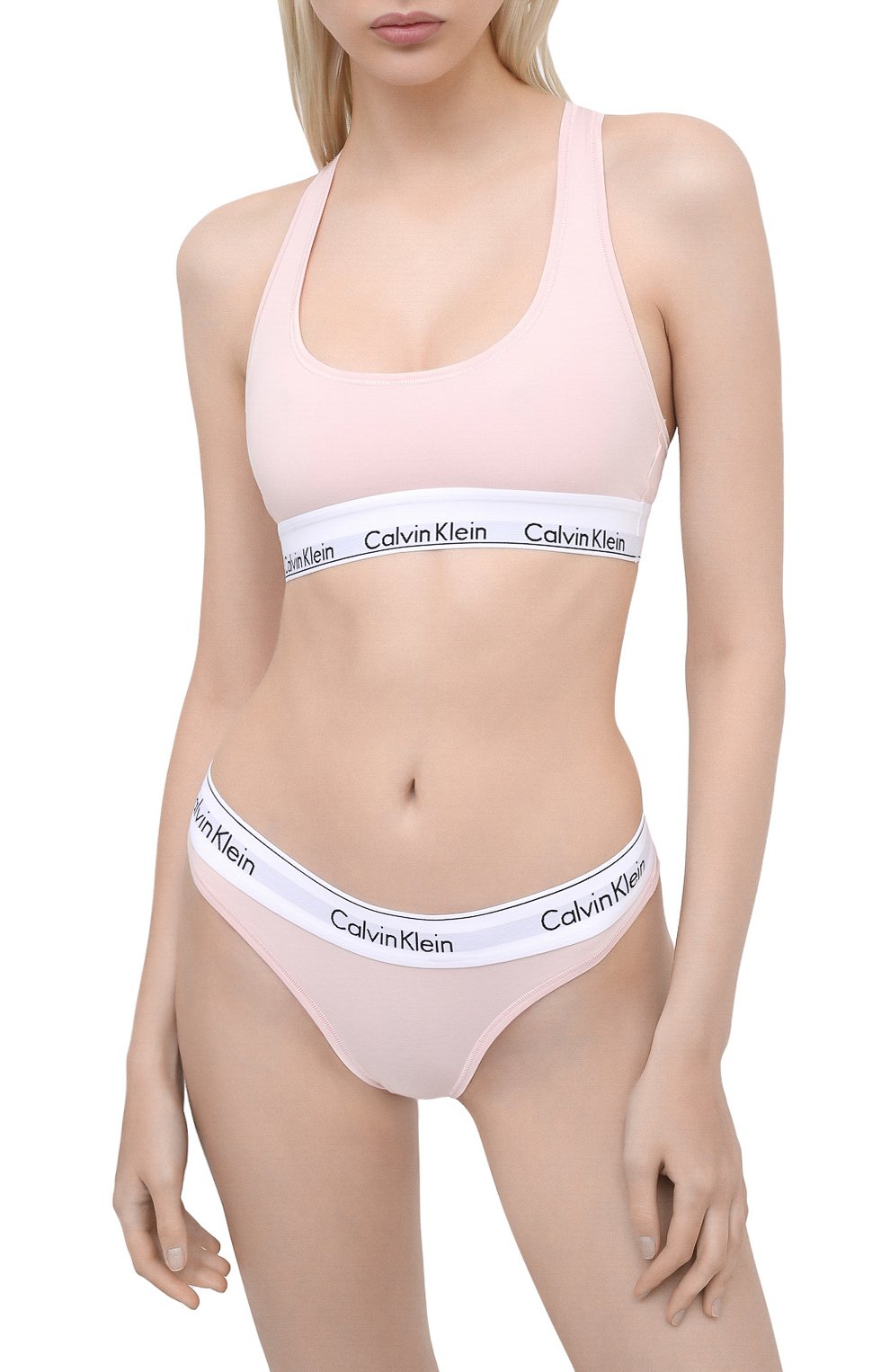 Трусы-стринги CALVIN KLEIN розового цвета по цене 2730 руб., арт. F3786E, фото 2 Трусы-стринги CALVIN KLEIN, арт. F3786E, фото 2