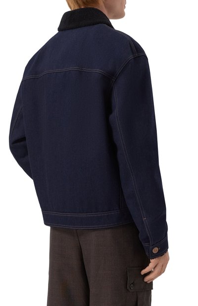 Джинсовая куртка с подкладкой из овчины GIORGIO ARMANI, арт. GM004587/AF28862, фото 4