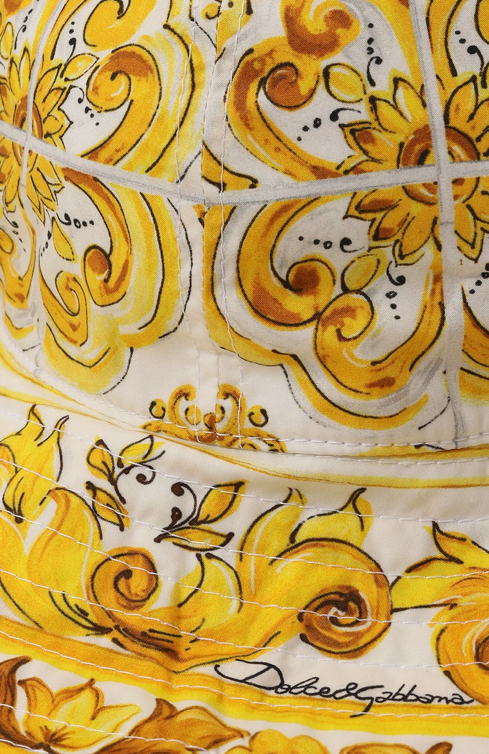 Хлопковая панама DOLCE & GABBANA, арт. LB4H48/G7E1J, фото 3