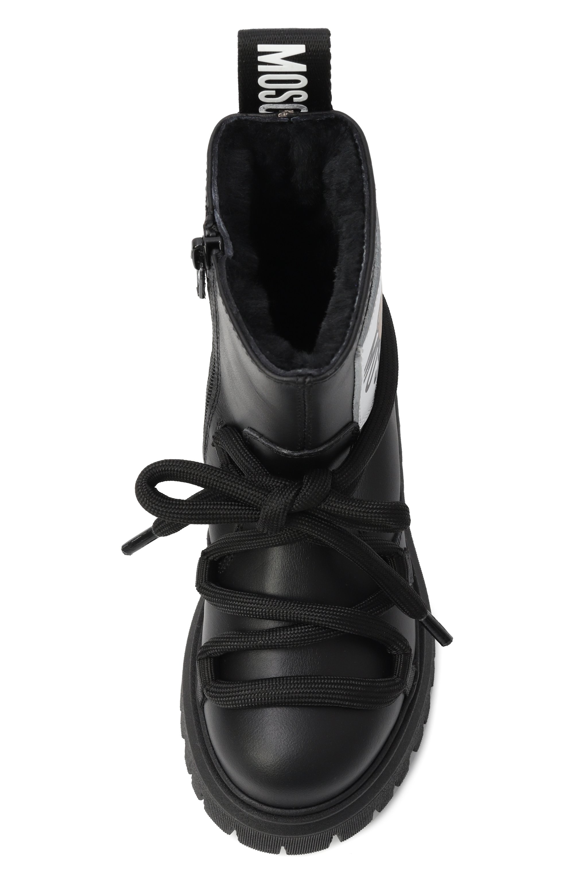 Кожаные ботинки MOSCHINO, арт. 81953/VAR4/24-27, фото 4