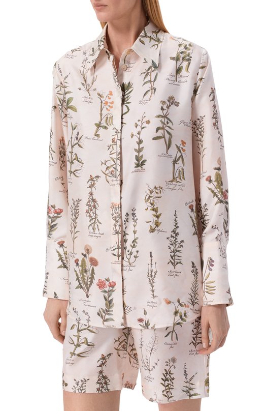 Шелковая рубашка Colombo CM00408/F/T0666-11-2G Кремовый  CM00408/F/T0666-11-2G Фото 3