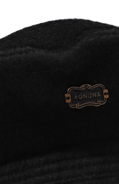 Шерстяной берет AGNONA, арт. AK0604YE/UZ014E, фото 4