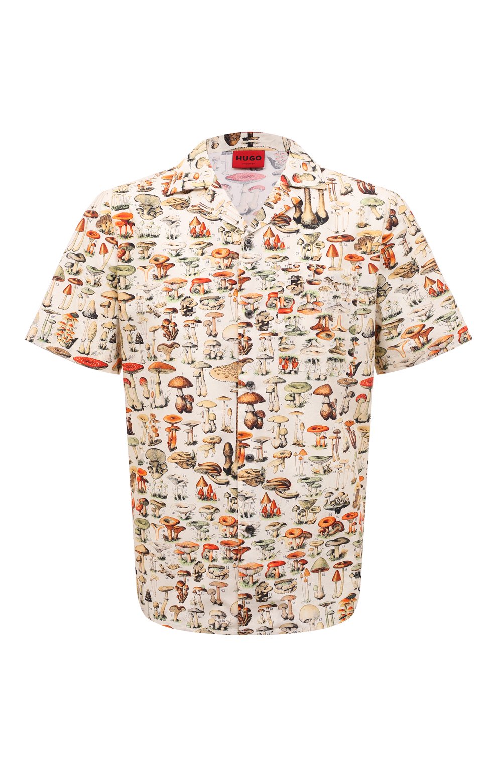 Хлопковая рубашка HUGO разноцветного цвета по цене 11640 руб., арт. 50496152, фото 1 Хлопковая рубашка HUGO, арт. 50496152, фото 1