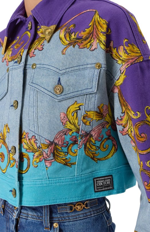 Джинсовая куртка Versace Jeans Couture 78HAS4P0/ES139L54 Разноцветный  78HAS4P0/ES139L54 Фото 5