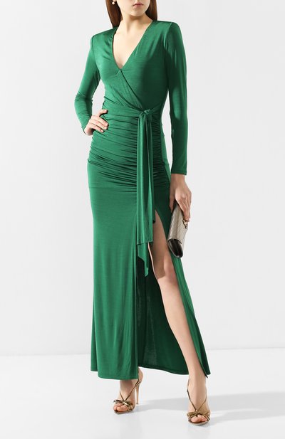 Кожаные босоножки GIANVITO ROSSI золотого цвета по цене 87350 руб., арт. G31687.15RIC.METMEK0, фото 2 Кожаные босоножки GIANVITO ROSSI, арт. G31687.15RIC.METMEK0, фото 2