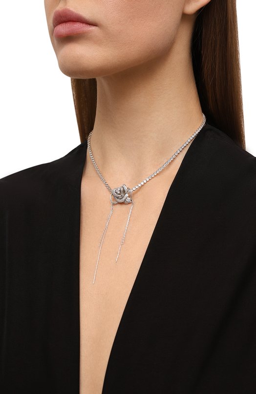 Колье Secret Garden Caviar jewellery SG007 Серебряный  SG007 Фото 2