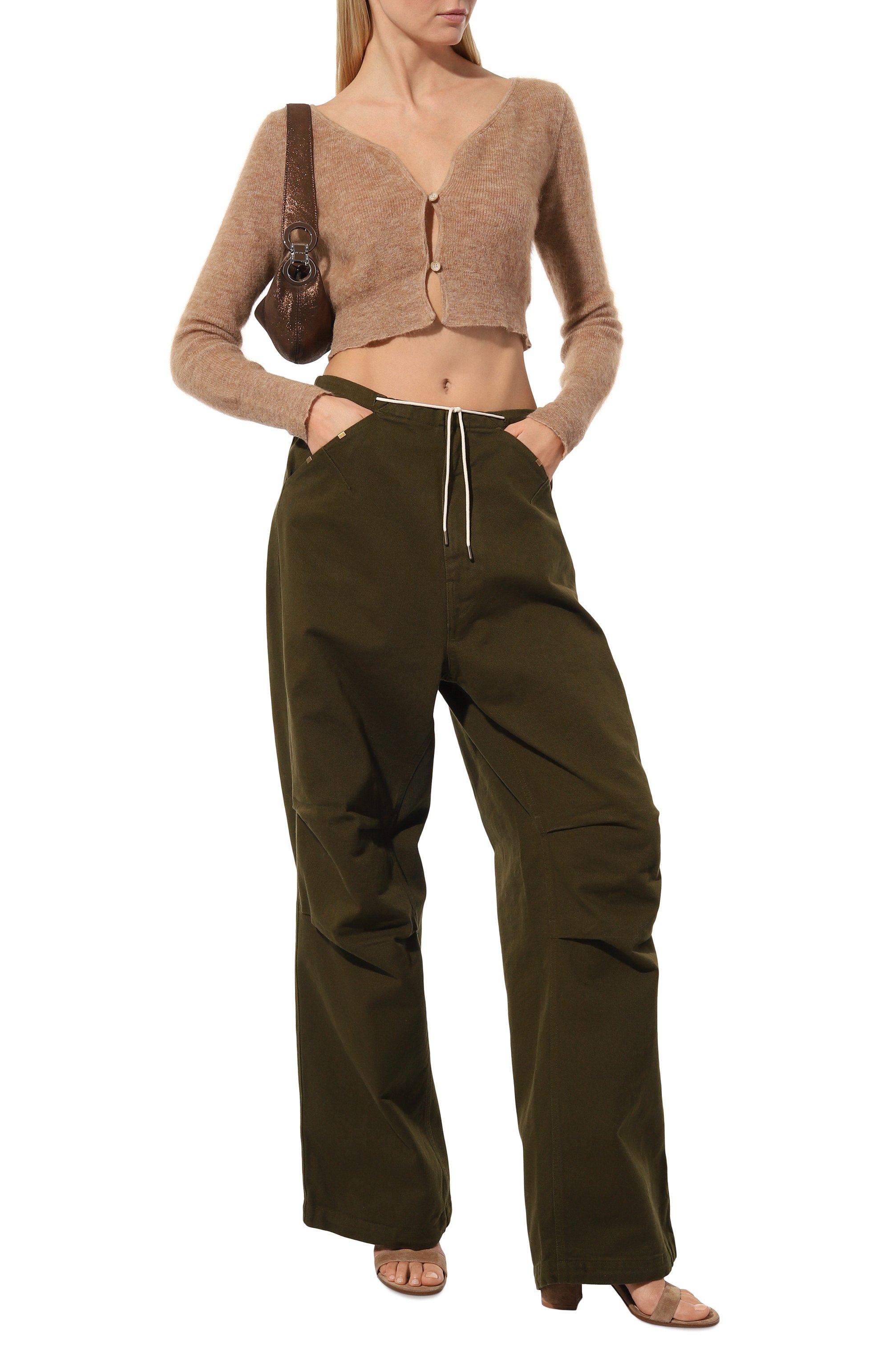 Замшевые босоножки versilia 85 GIANVITO ROSSI, арт. G61374.85RIC.CAMCAML, фото 2