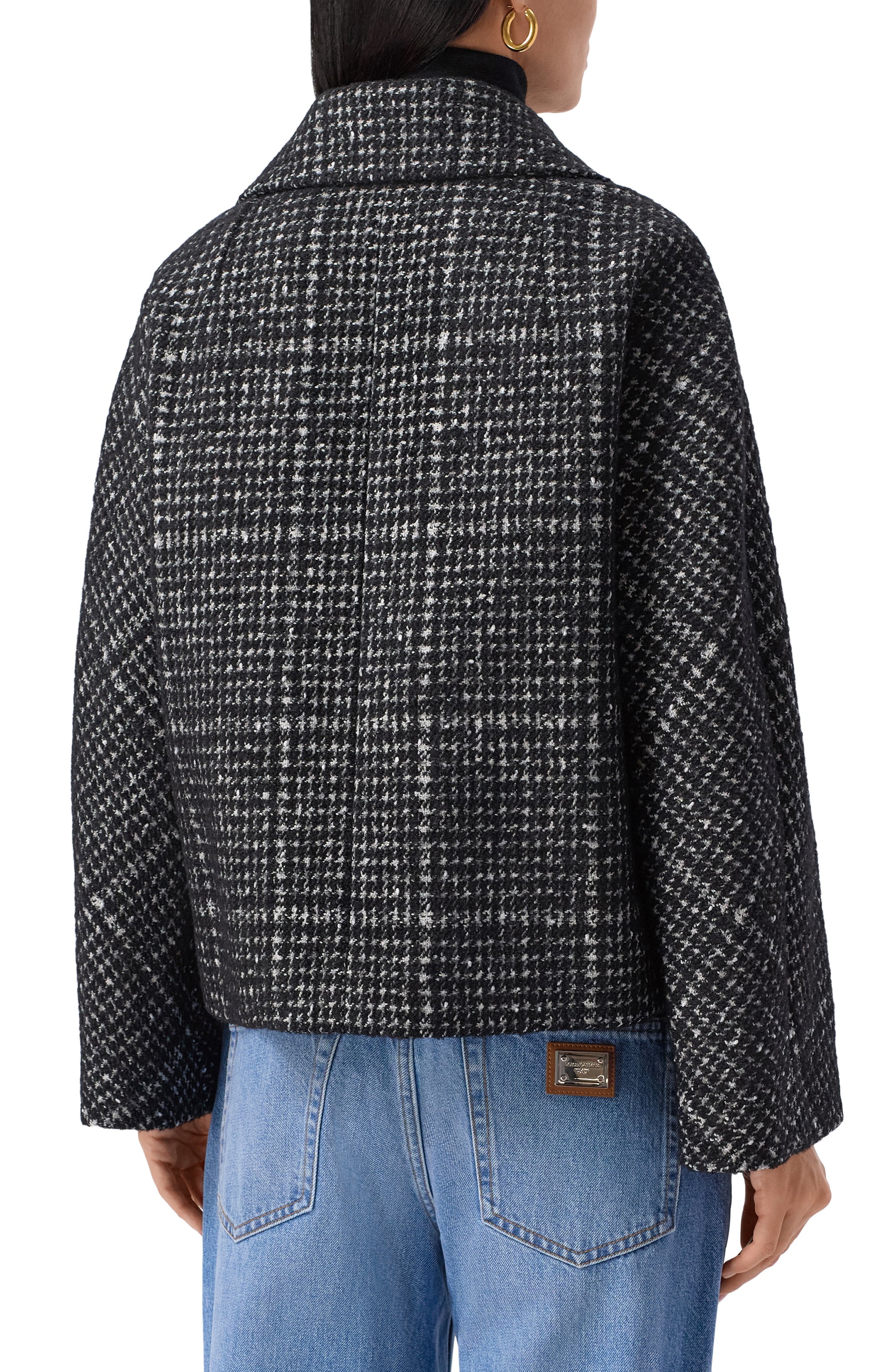 Шерстяное полупальто DOLCE & GABBANA, арт. F27GDT/FQZA0, фото 4