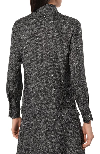 Шелковая блузка KITON, арт. D48407K0531E04, фото 4