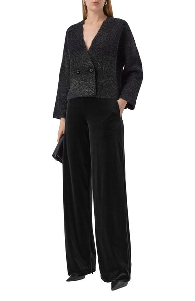 Бархатные брюки EMPORIO ARMANI, арт. EW003406/AF14011, фото 2