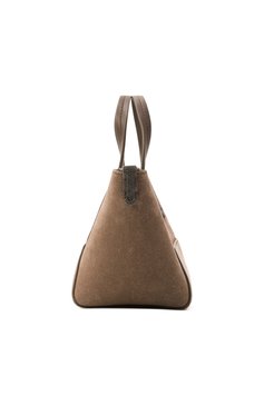 Женская сумка bc duo BRUNELLO CUCINELLI коричневого цвета, арт. MBDLD2675 | Фото 4 (Ремень/цепочка: На ремешке; Драгоценные камни: Проставлено; Материал: Натуральная кожа, Натуральная замша; Материал сплава: Проставлено; Размер: small)