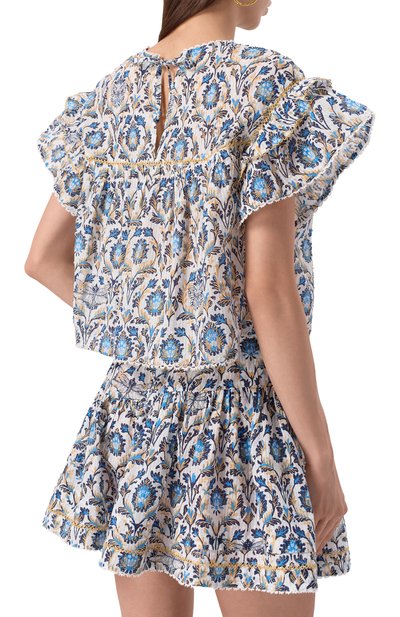 Хлопковый топ POUPETTE ST BARTH, арт. WHNS25C0, фото 4