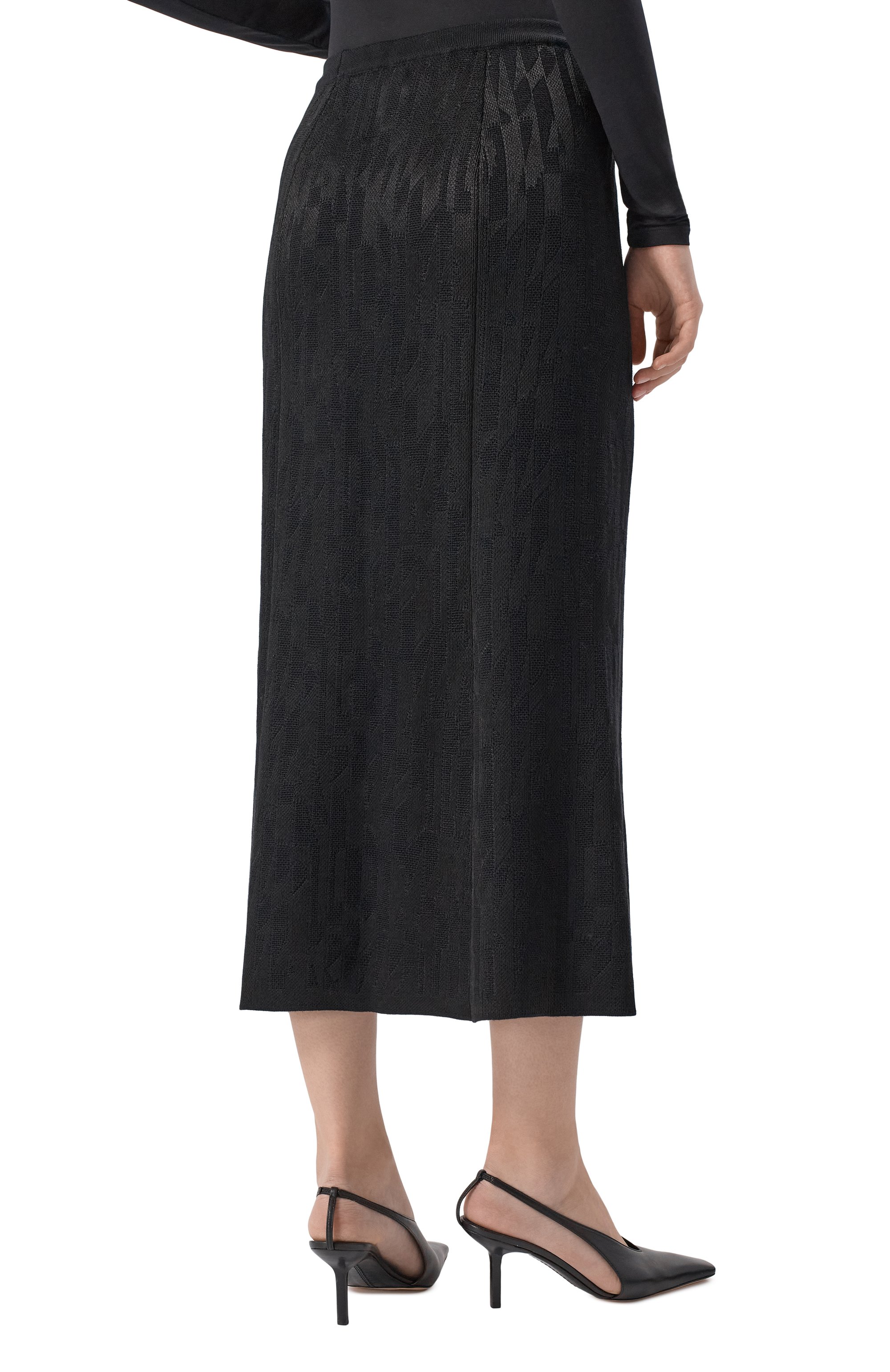 Юбка из шерсти и вискозы AND THE BRAND, арт. W26-SK045-1202-900, фото 4