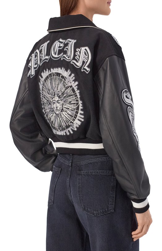Бомбер Philipp Plein SAFC WRB1561 PLE131N Чёрный  SAFC WRB1561 PLE131N Фото 4