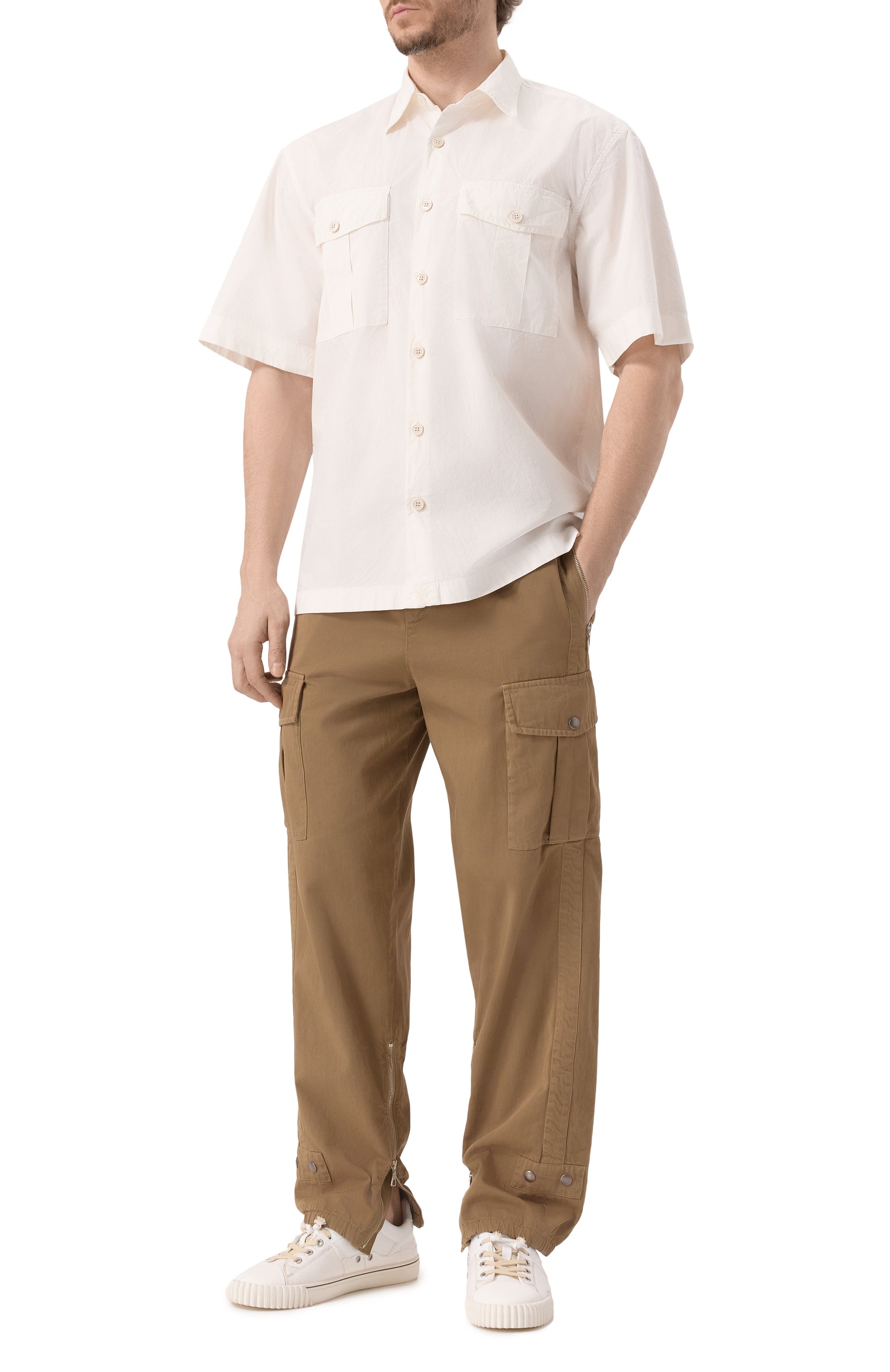 Хлопковые джоггеры DRIES VAN NOTEN, арт. 251-020955-1473, фото 2