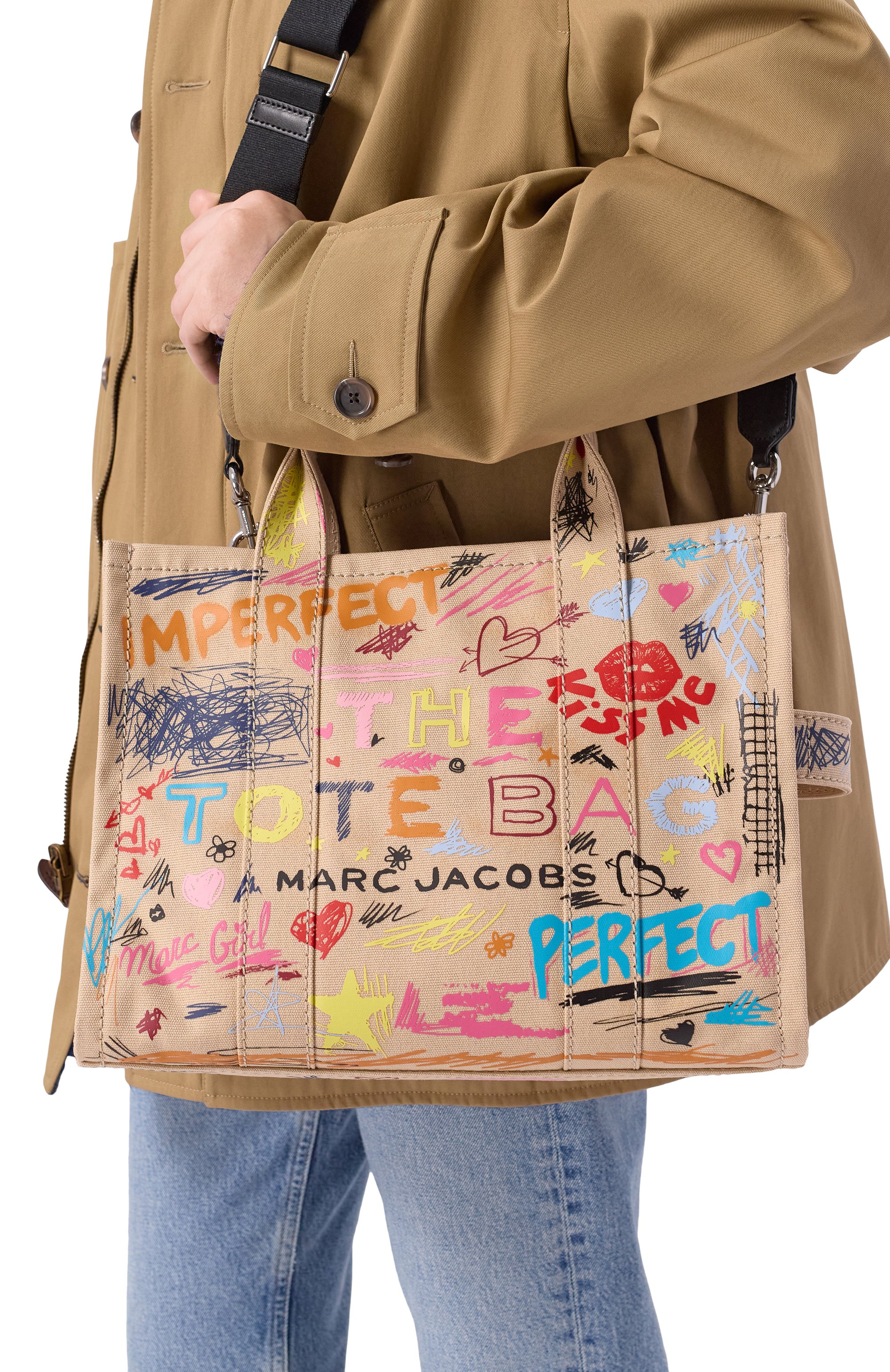 Сумка the punk scribble tote bag MARC JACOBS (THE), арт. 2S6HTT015H02, фото 2