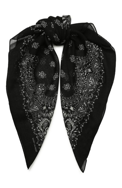 Мужской шерстяной платок SAINT LAURENT, арт. 555774/4Y200