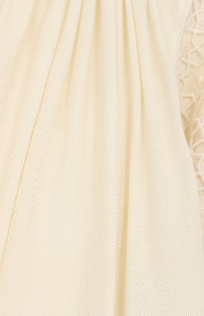 Блуза свободного кроя с кружевной отделкой на рукавах CHLOÉ, арт. C15567/2A-5A, фото 3