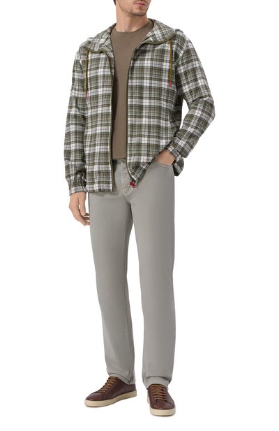 Мужская хлопковая рубашка KITON, арт. UMC010H0907202