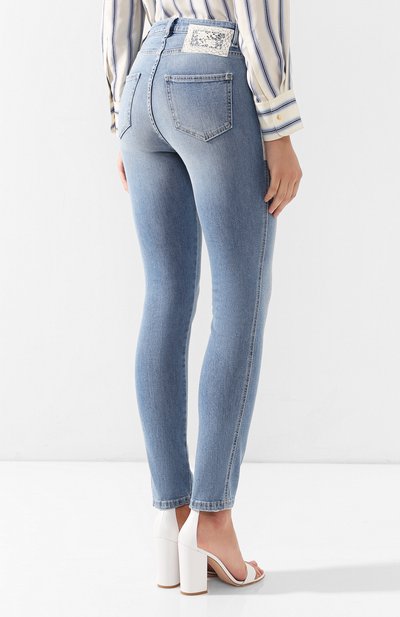 Джинсы с кружевно й отделкой ERMANNO ERMANNO SCERVINO, арт. 44 T JL16 JNS, фото 4