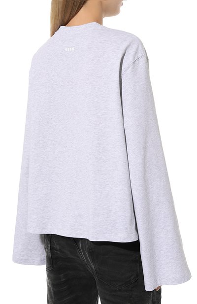 Хлопковый лонгслив MSGM, арт. 3541MDM113/237796, фото 4
