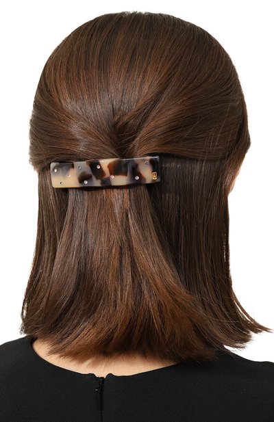 Заколка для волос ALEXANDRE DE PARIS коричневого цвета по цене 12900 руб., арт. AA8-17497-07A23 CCN, фото 2 Заколка для волос ALEXANDRE DE PARIS, арт. AA8-17497-07A23 CCN, фото 2