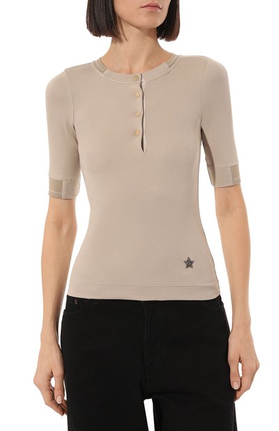 Хлопковый пуловер LORENA ANTONIAZZI, арт. P2384TS29A/1970, фото 3