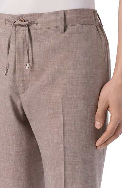 Брюки изо льна и шерсти STEFANO RICCI, арт. M1T610002H/WL003L, фото 5