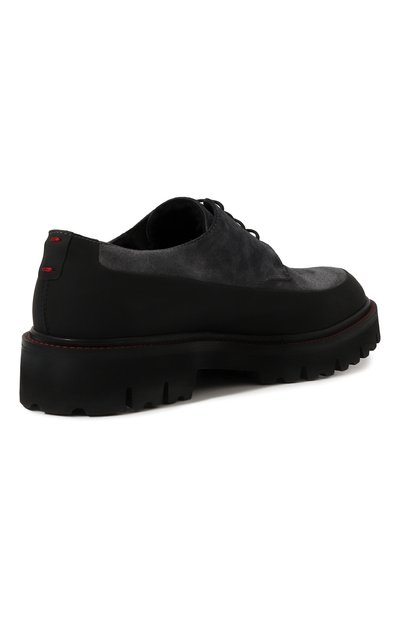 Замшевые дерби KITON, арт. USSA194N0112503_FUR, фото 5