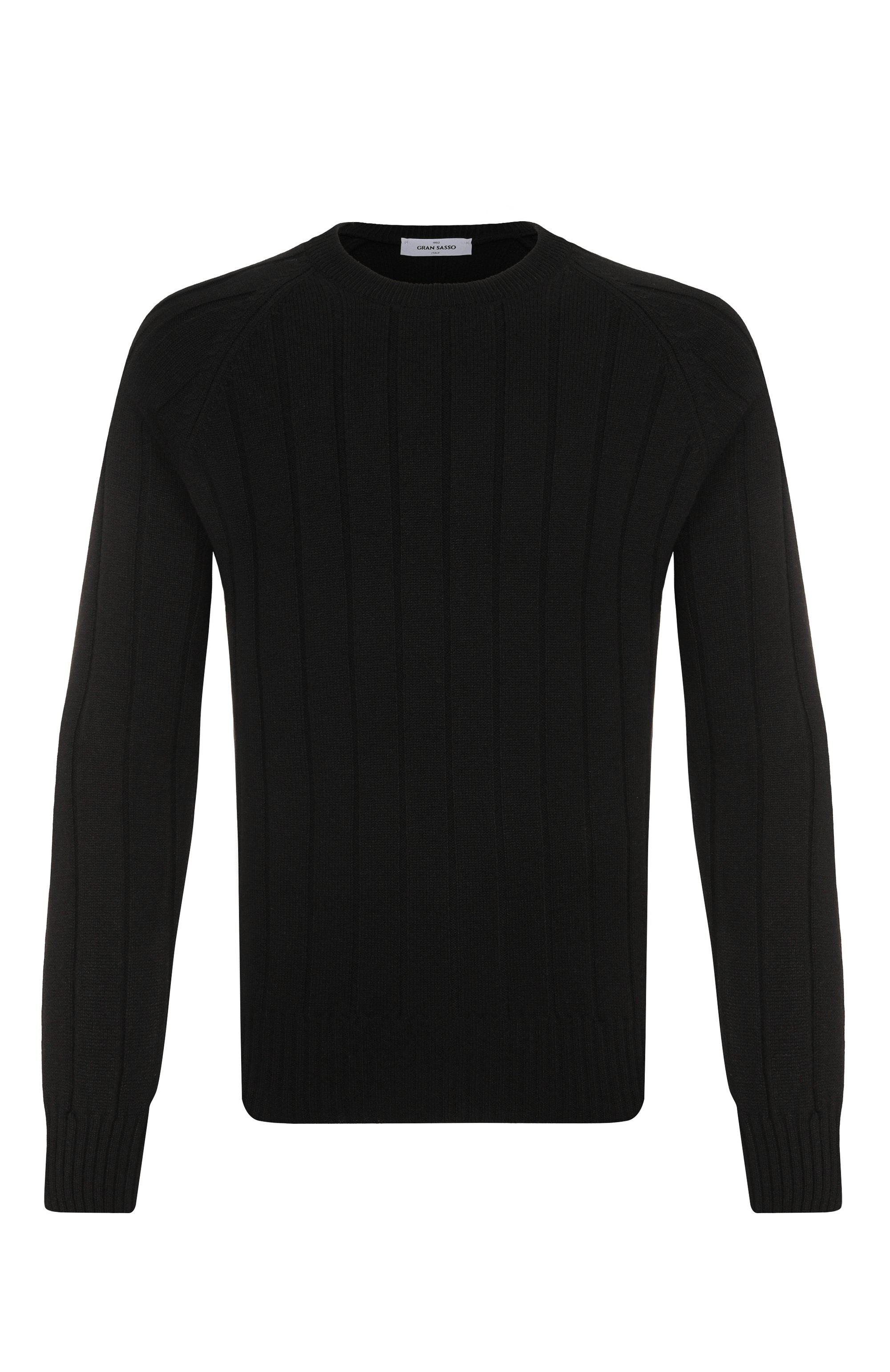 Джемпер из шерсти и кашемира GRAN SASSO черного цвета по цене 39800 руб., арт. 23135/19657, фото 1 Джемпер из шерсти и кашемира GRAN SASSO, арт. 23135/19657, фото 1